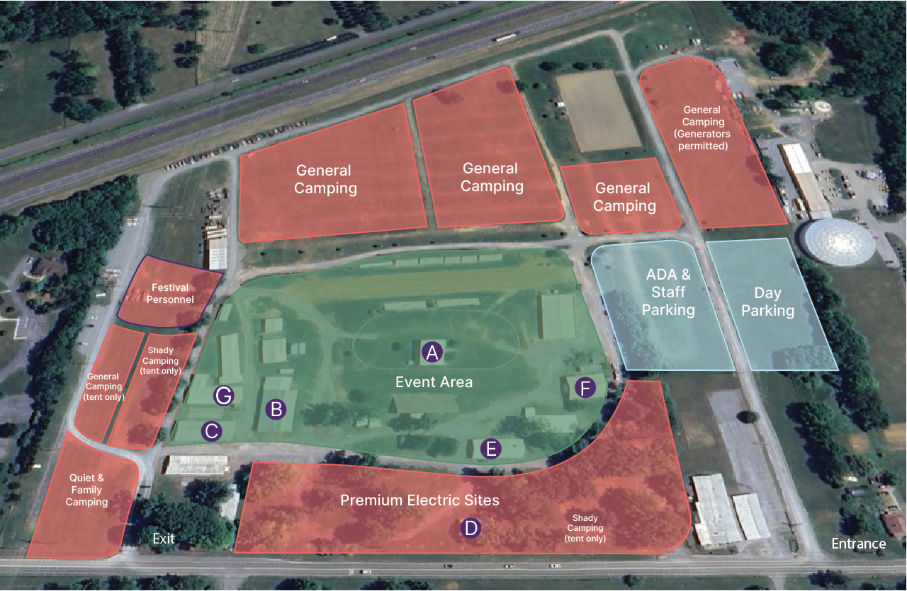 MapLargeElecRVFittedPersonnel Fairgrounds map with camping